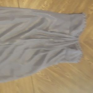 David Bridal Gray Sheer Bridesmaids gown Size 4